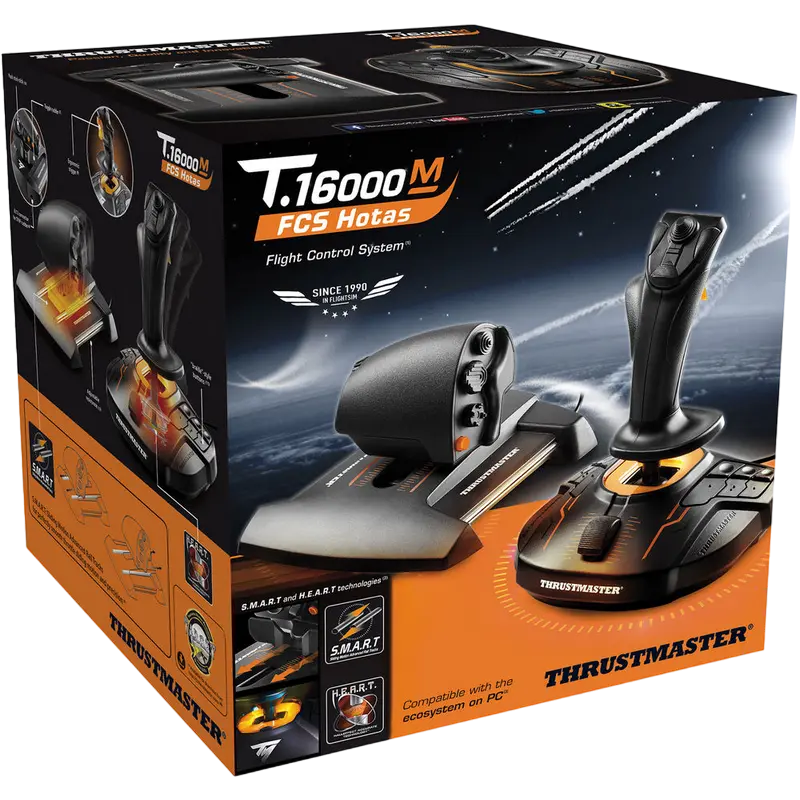 Игровой джойстик Thrustmaster T.16000M FCS Hotas Чёрный