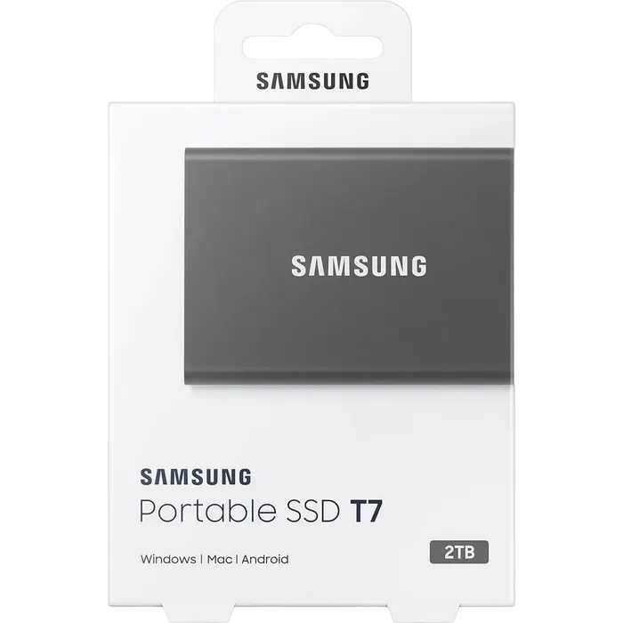 SSD portabil extern Samsung T7 2 TB Grey