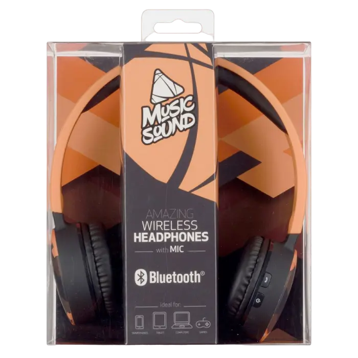 Наушники Cellularline Music Sound Черный/Оранжевый