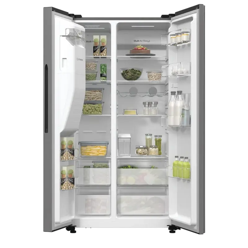 Холодильник Hisense RS5P535NTCE Нержавеющая сталь