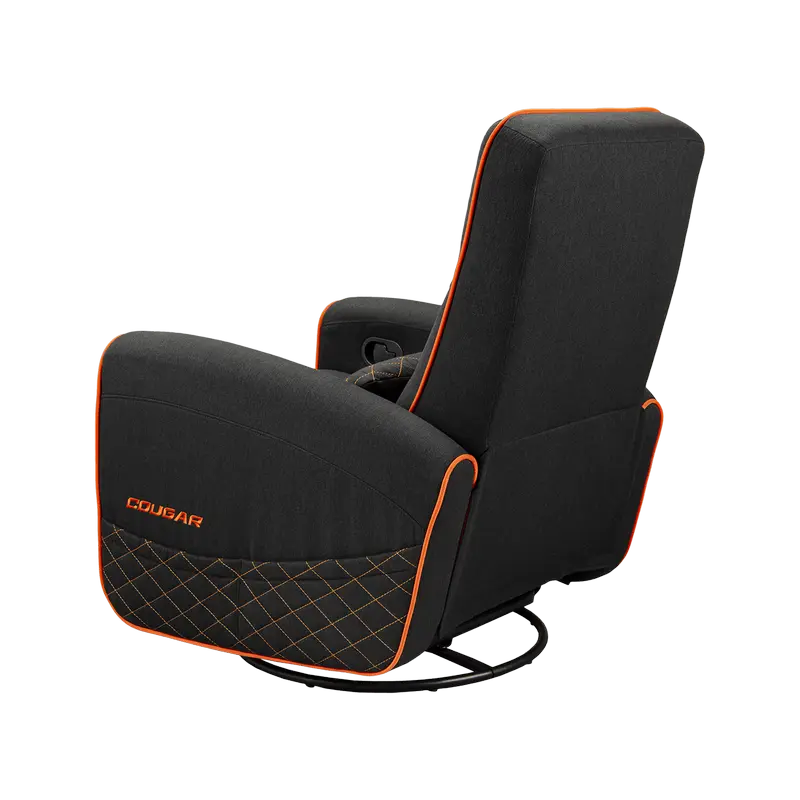 Игровое кресло Cougar FIDOM Имитация льна Черный | Оранжевый
