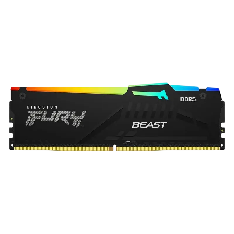 Оперативная память Kingston FURY Beast RGB FURY Beast RGB 8 ГБ Чёрный