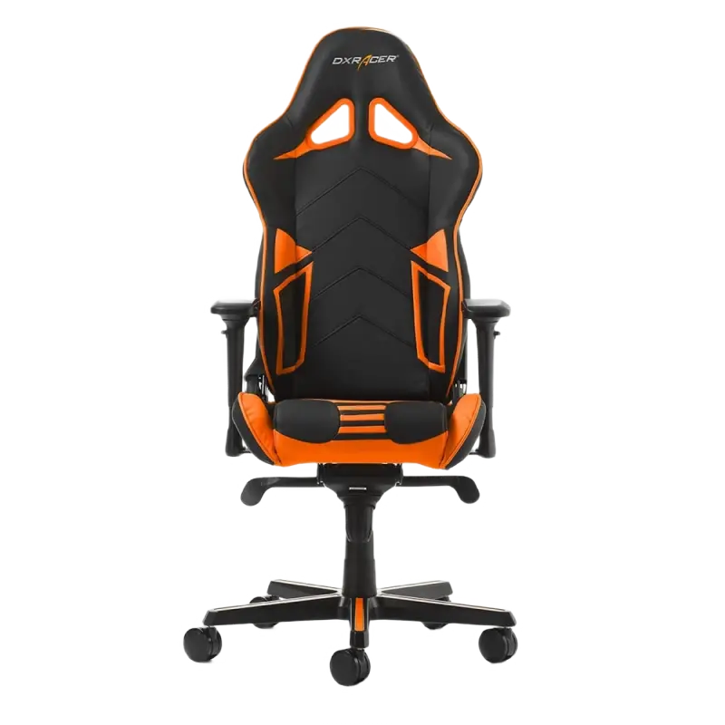 Scaun Gaming DXRacer Racing GC-R131-NO PU Piele Negru/Portocaliu