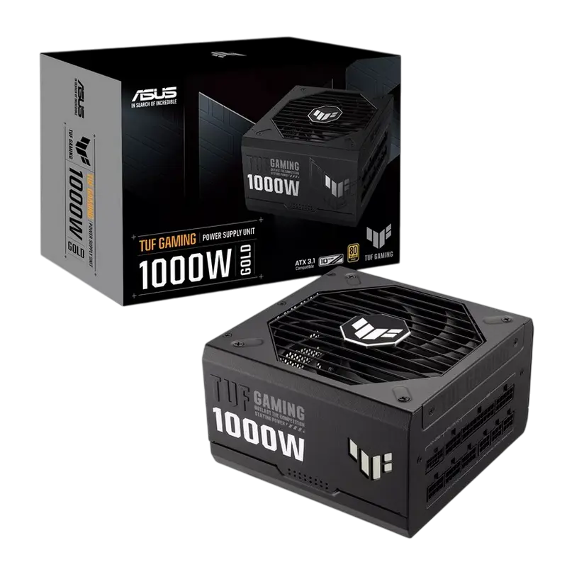 Tip Блок питания для компьютеров ASUS TUF GAMING 1000W GOLD ATX Черный