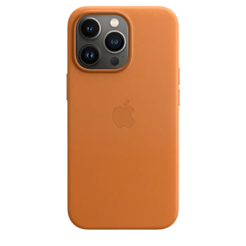 Чехол Apple iPhone 13 Pro Leather Case MagSafe A2703 Кожаный чехол Коричневый