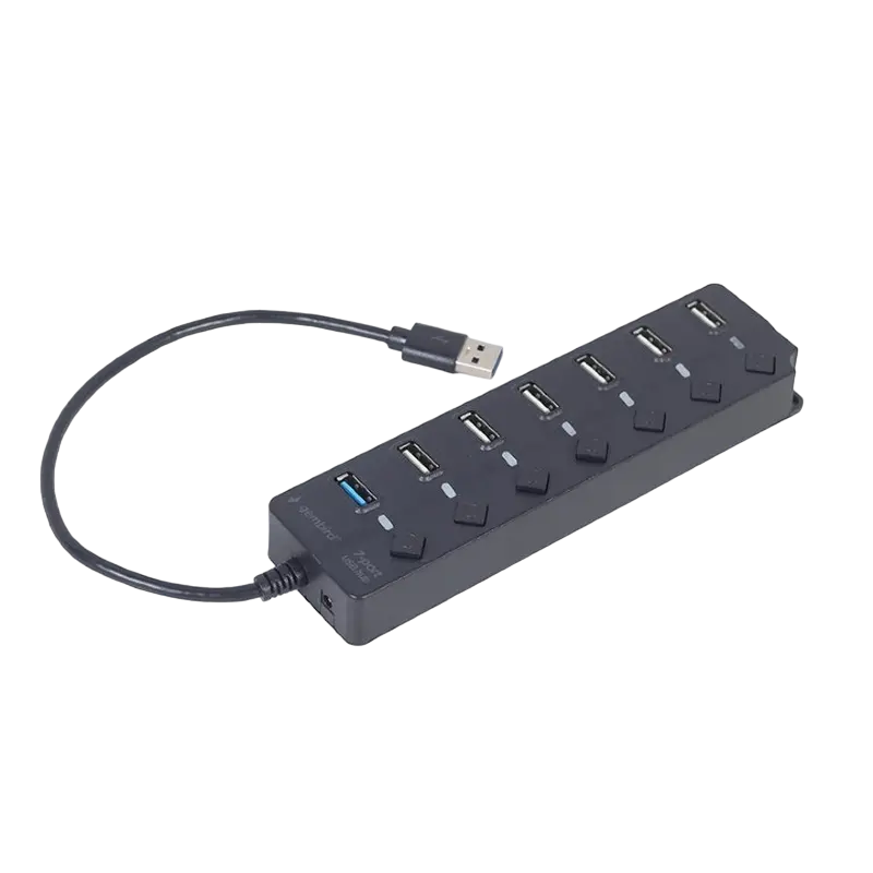 USB-концентратор Gembird UHB-U3P1U2P6P-01 Черный