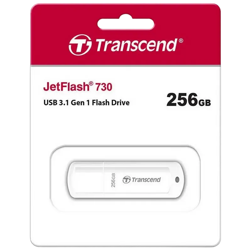 USB Flash накопитель Transcend JetFlash 730 256ГБ Белый