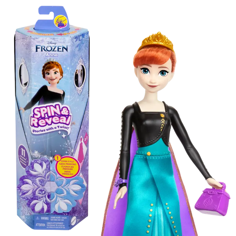 Barbie Spin Reveal Frozen Anna