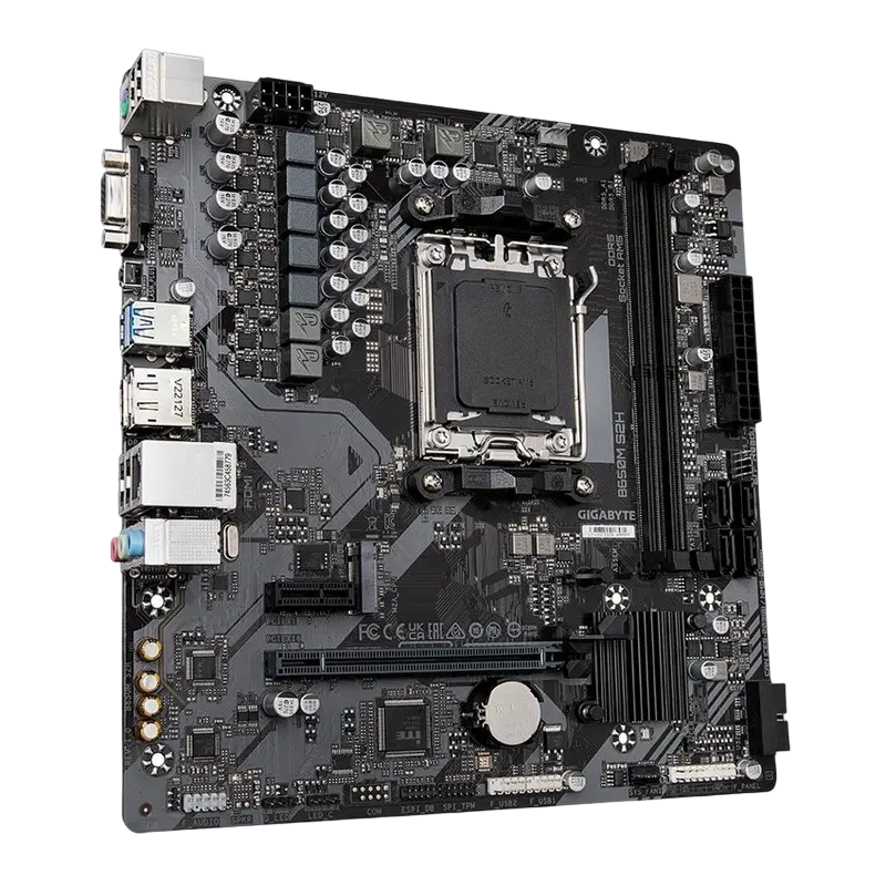 Материнская плата Gigabyte B650M S2H AM5 Micro-ATX