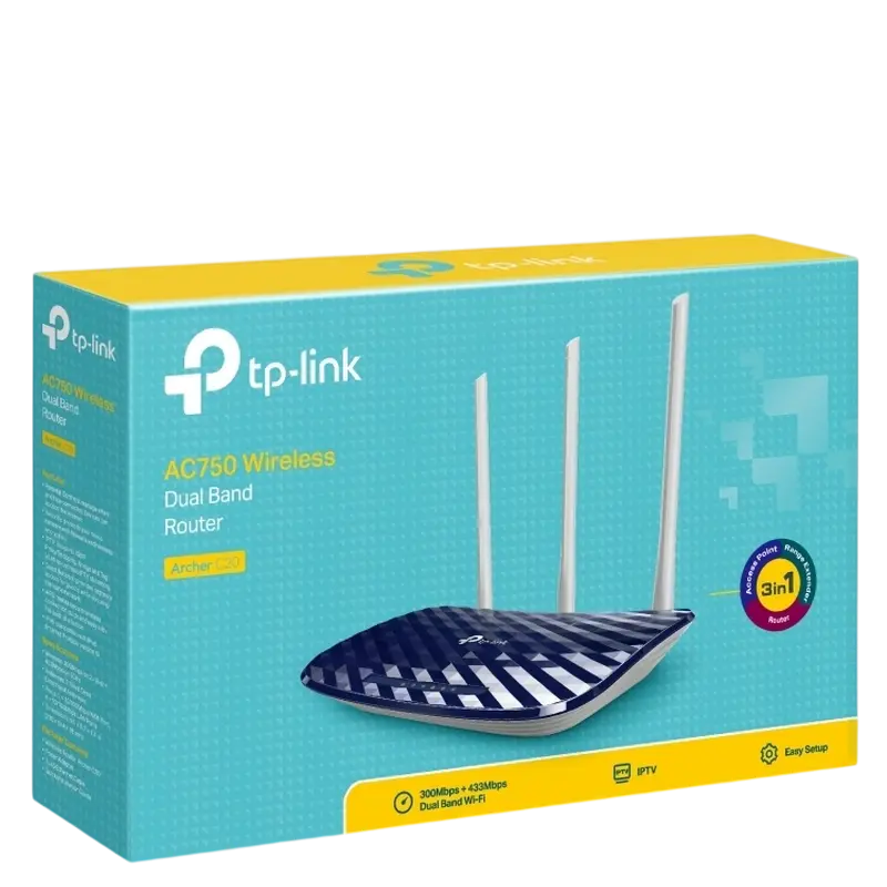 Беспроводной маршрутизатор TP-LINK Archer C20 Синий