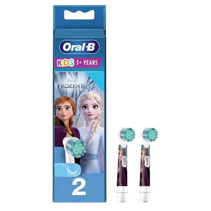 Duză pentru periuța de dinți electrică Pentru copii Braun EB10-2 Frozen Alb