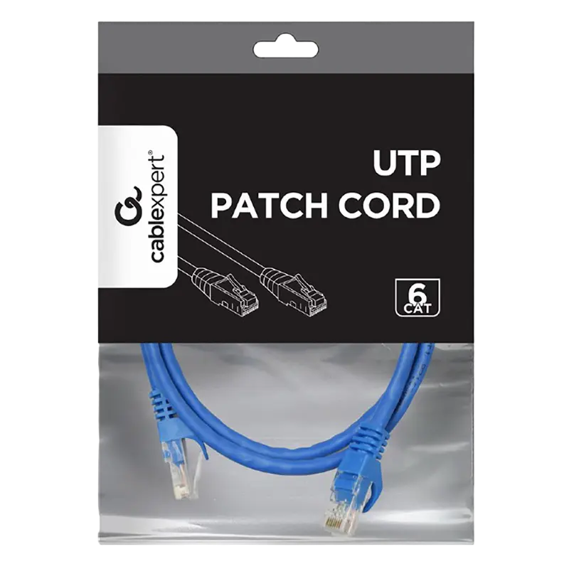 Патч-корд Cablexpert PP6U-0.5M/B Синий