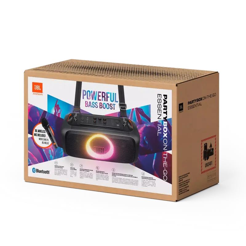 Портативная колонка JBL PartyBox On-the-Go Essential Чёрный