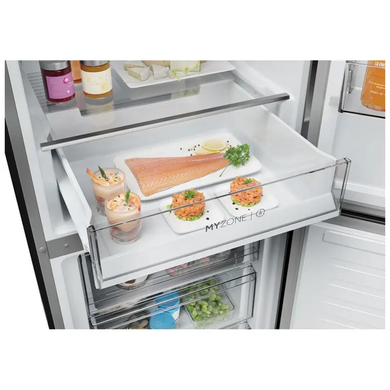 Frigider Haier 2D 60 Series 3 PRO Kombi Oțel inoxidabil