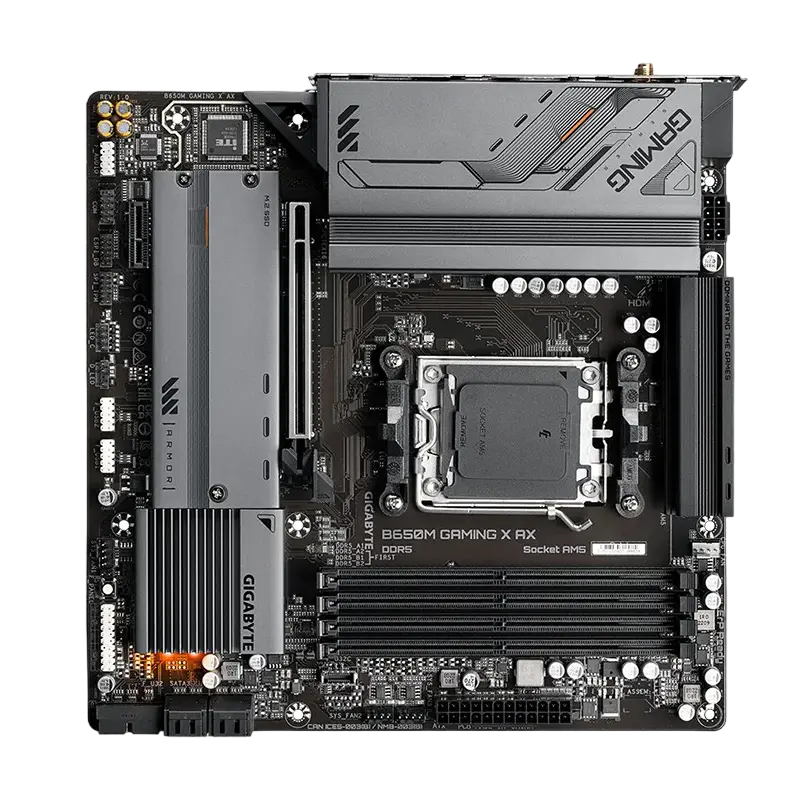 Материнская плата Gigabyte B650M GAMING X AX AM5 Micro-ATX