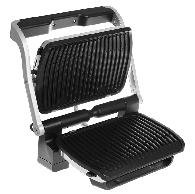 Электрический Гриль Tefal OptiGrill+ Initial Чёрный | Серебристый