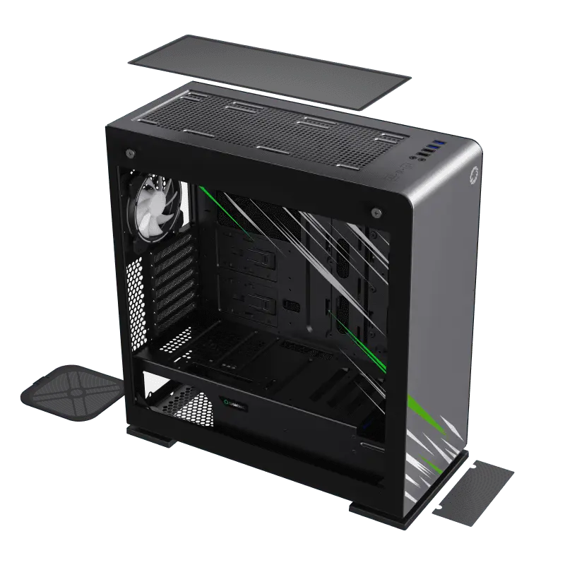 Компьютерный корпус Gamemax VEGA PRO GREY Full-Tower Серый