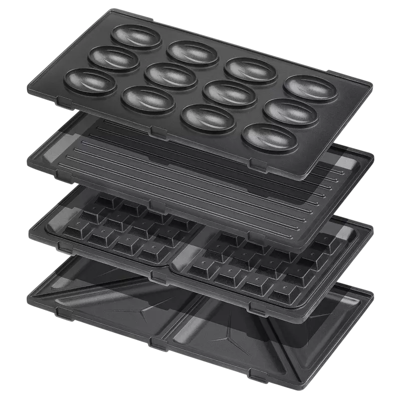 Сэндвичница-Мультипекарь Ardesto SM-H400S Чёрный | Нержавеющая сталь