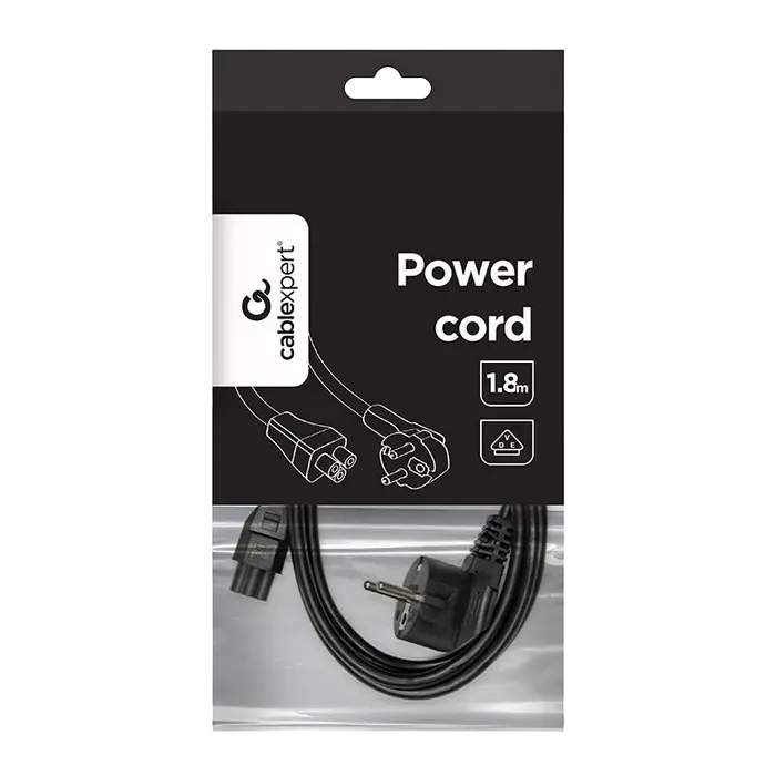 Шнур питания Cablexpert PC-186-ML12 Черный
