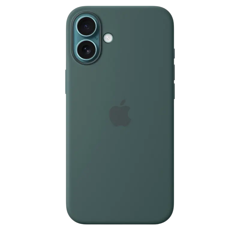 Чехол Apple iPhone 16 Plus Silicone Case MagSafe A3314 Silicone Case with MagSafe Lake Green