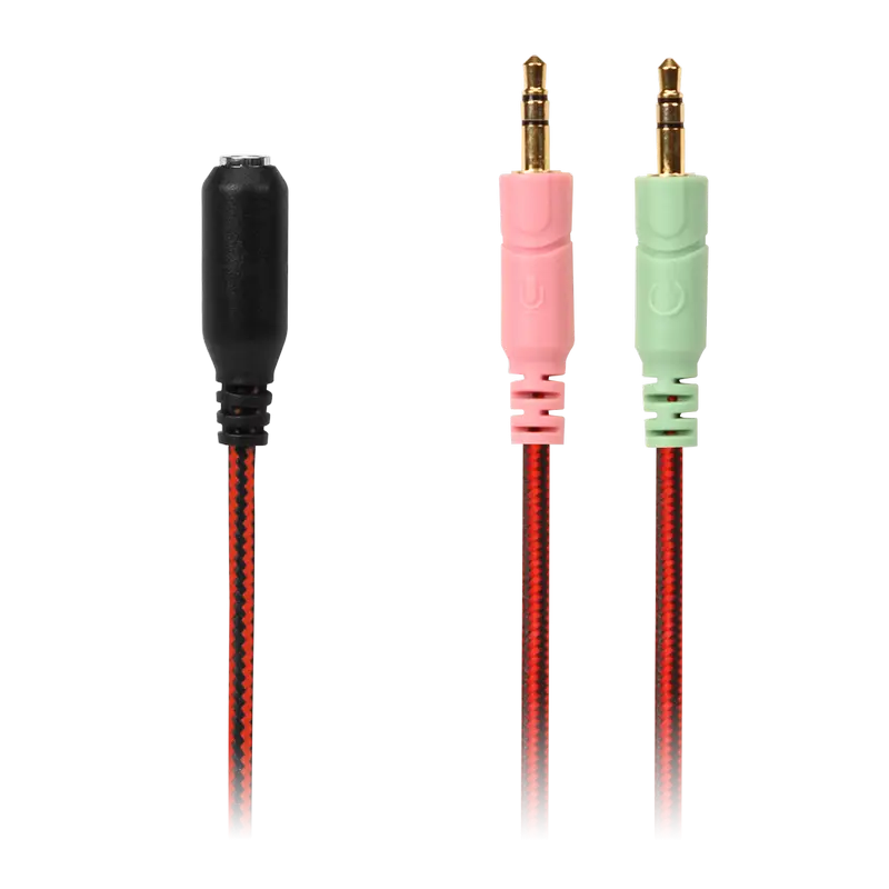 Căști SVEN AP-G988MV Negru/Rosu