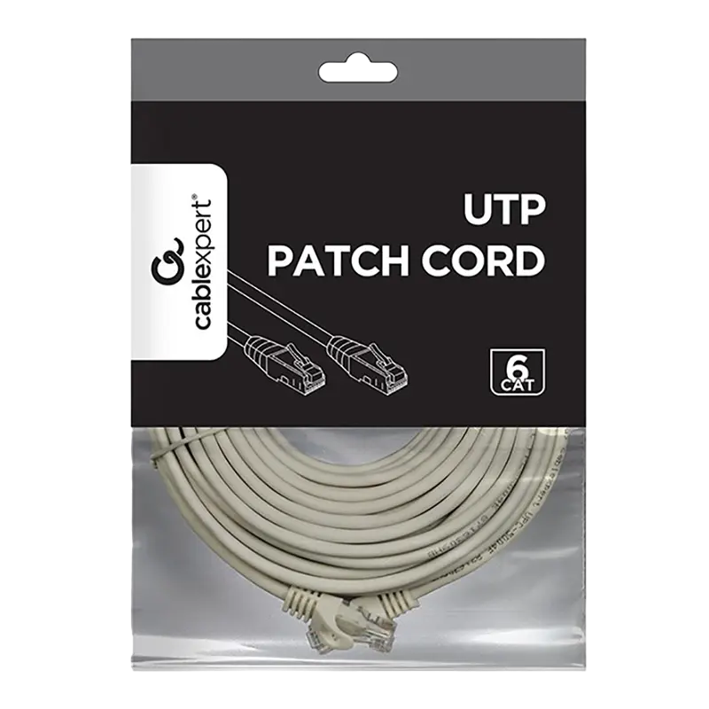 Патч-корд Cablexpert PP6U-10M Серый