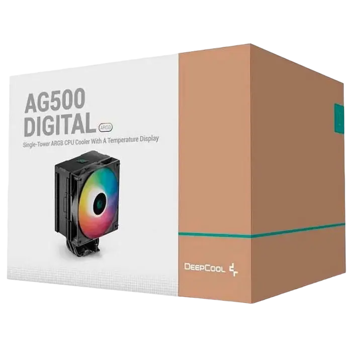 Кулер для процессора Deepcool AG500 DIGITAL ARGB 120 мм