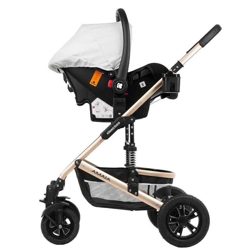 Коляска 3-в-1 Kikka Boo Amaia Серый