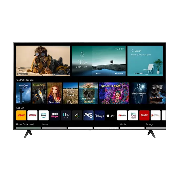 50" LED SMART Телевизор LG 50UP77006LB Черный