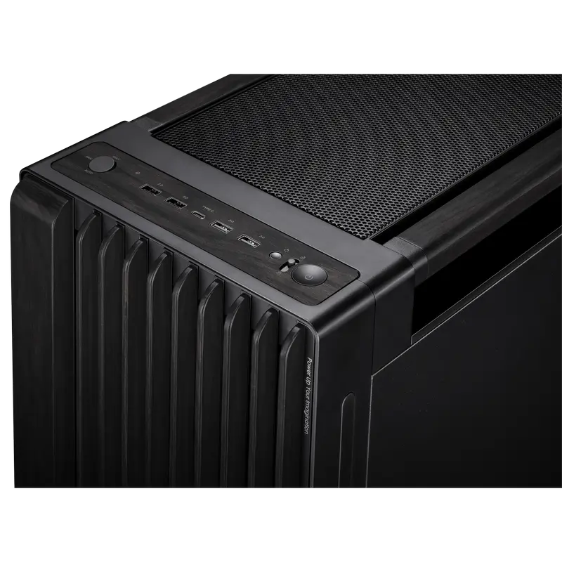 Carcasă PC ASUS ProArt PA602 Wood TG Midi-Tower Negru