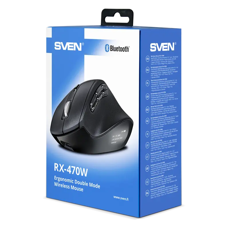 Беcпроводная мышь SVEN RX-470W Беспроводное Чёрный