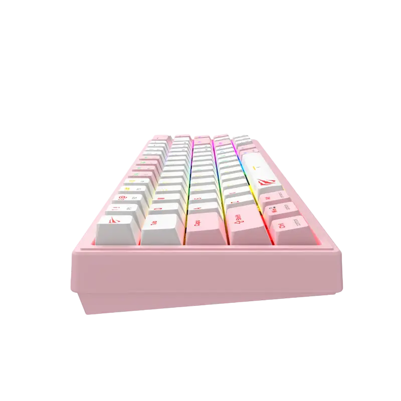 Tastatură Havit KB874L Mecanic Roz