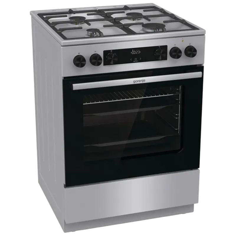 Комбинированная плита Gorenje GK6C4XF Нержавеющая сталь