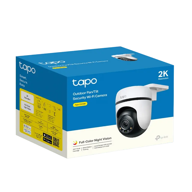 Умная камера видеонаблюдения TP-LINK TAPO C510W Белый