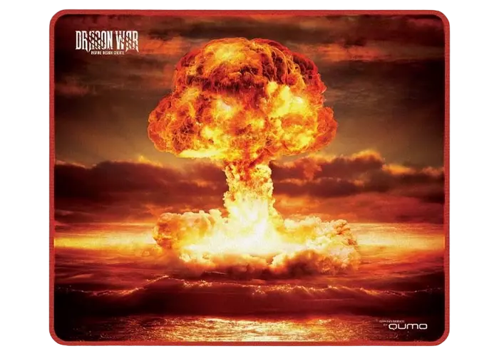 Клавиатура, мышь и коврик для мыши QUMO Wartime Мембрана Черный