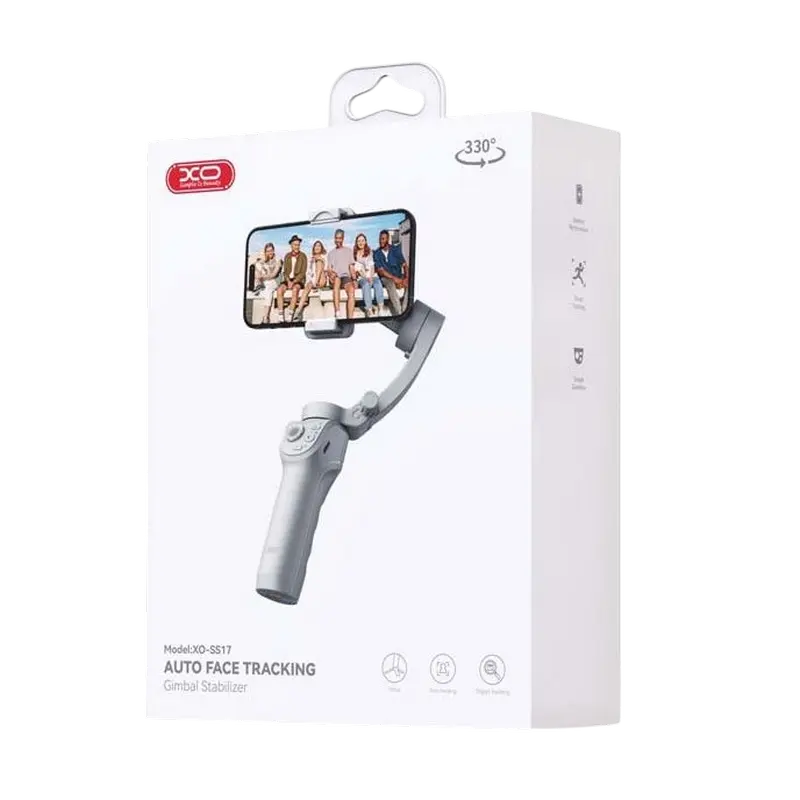 Монопод для селфи XO Anti Shake Intelligent Face Clap Серый