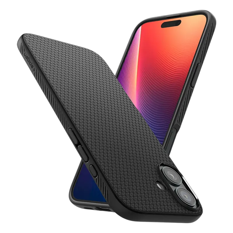 Чехол Spigen Apple iPhone 16 Liquid Air Liquid Air Матовый черный