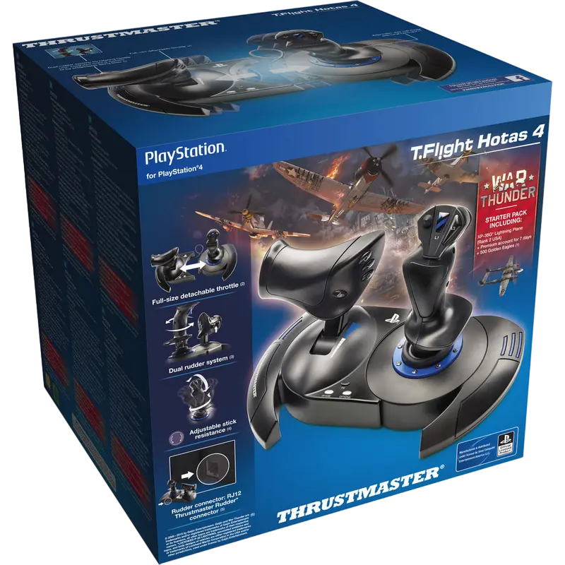 Игровой джойстик Thrustmaster T-Flight Hotas 4 Чёрный
