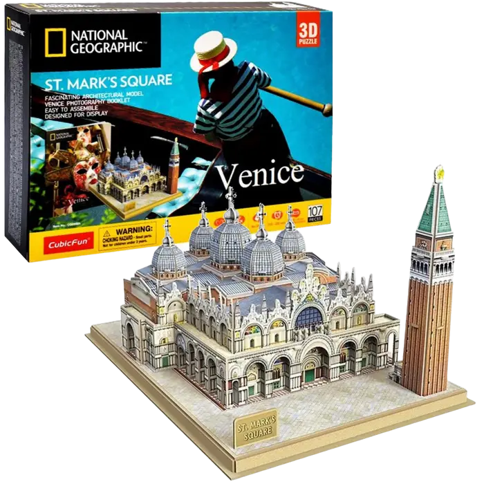 Puzzle 3D CubicFun St. Mark‘s Sqquare Bej