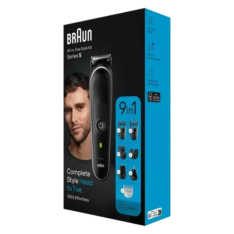 Мужской Триммер Braun MGK5420 Чёрный