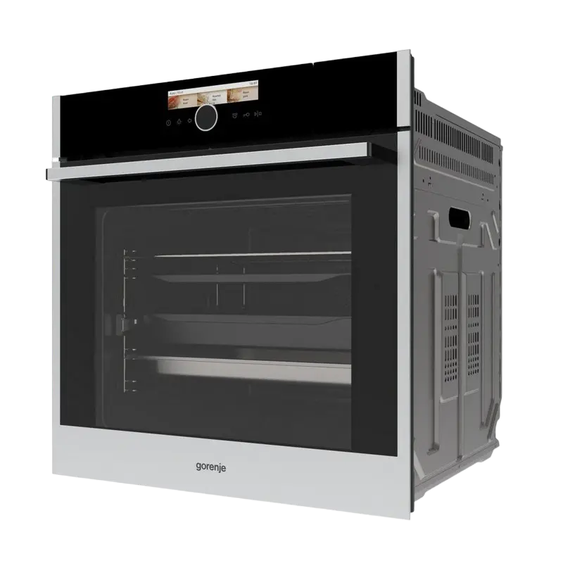 Электрический духовой шкаф Gorenje BCS798S24X Серебристый