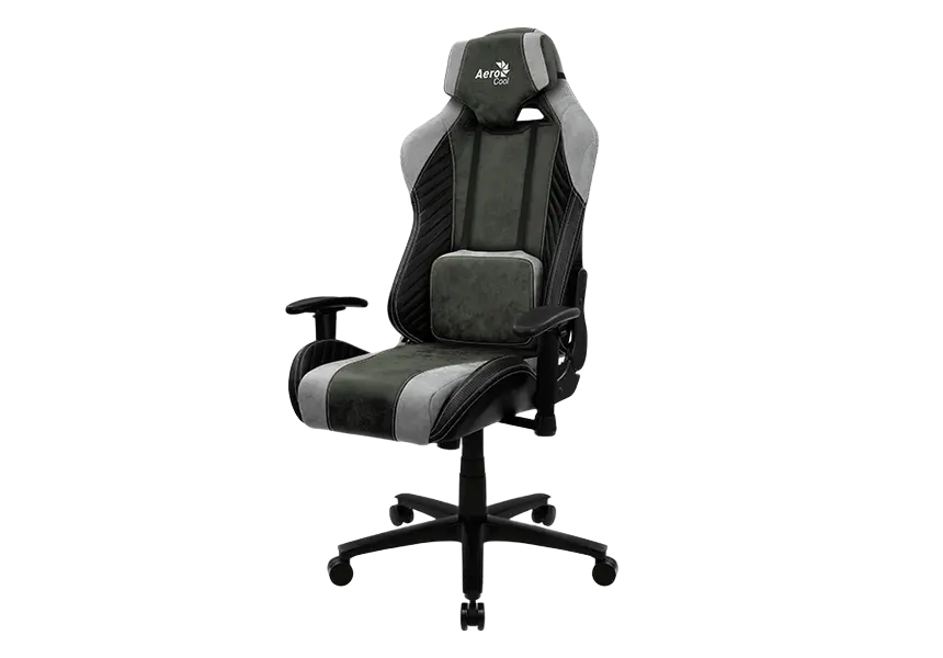 Scaun Gaming AeroCool Baron PU Piele Verde