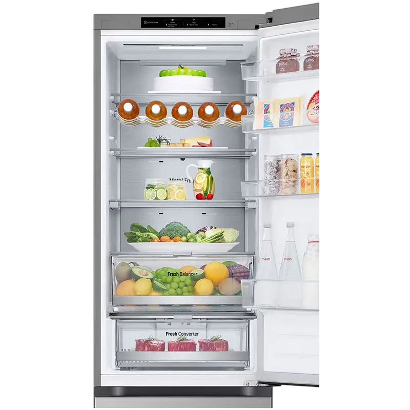 Холодильник LG GBV7280BPY Нержавеющая сталь