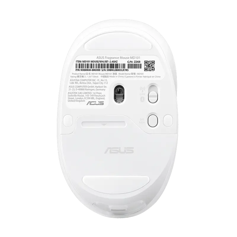 Беcпроводная мышь ASUS Fragrance MD101 Беспроводное Белый