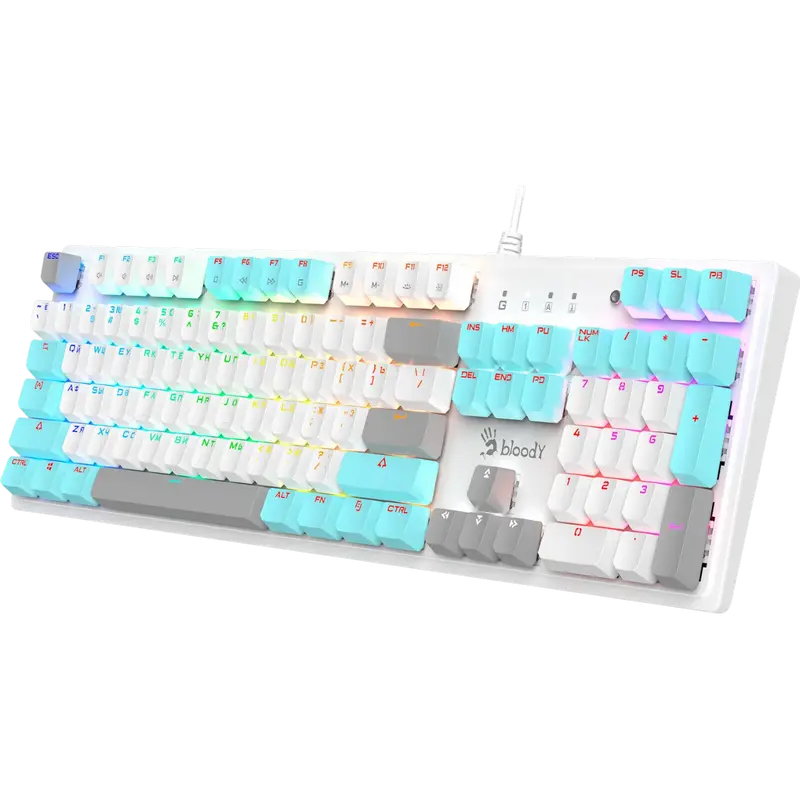 Tastatură Bloody S510R Mecanic Alb