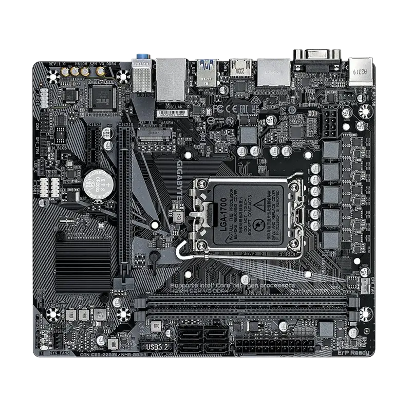 Материнская плата Gigabyte H610M S2H V3 DDR4 LGA1700 Micro-ATX