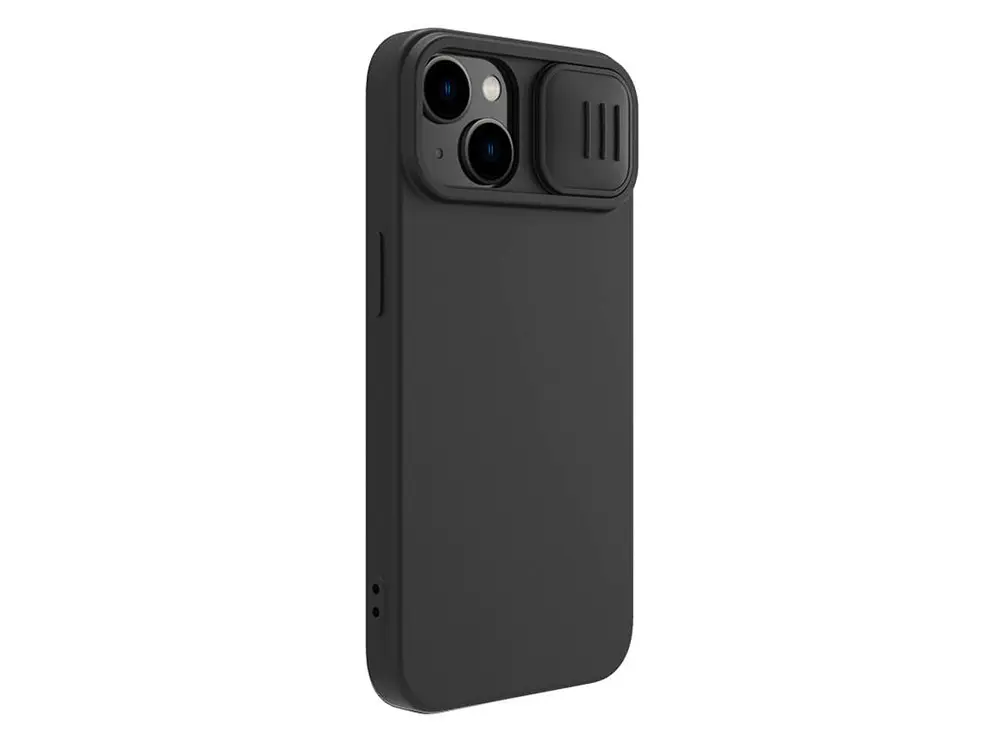 Husă Nillkin Apple iPhone 14 CamShield Silky Silicone Camshield Negru