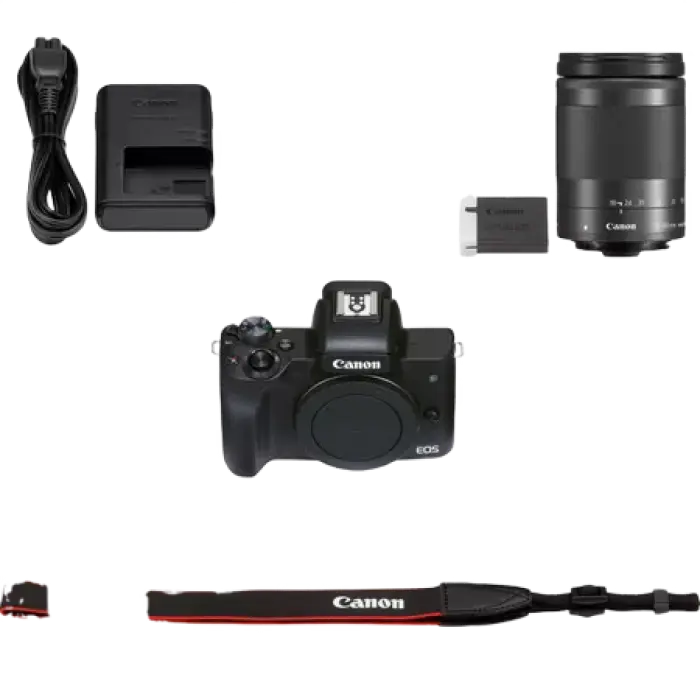 Беззеркальный фотоаппарат Canon EOS M50 Mark II & EF-M