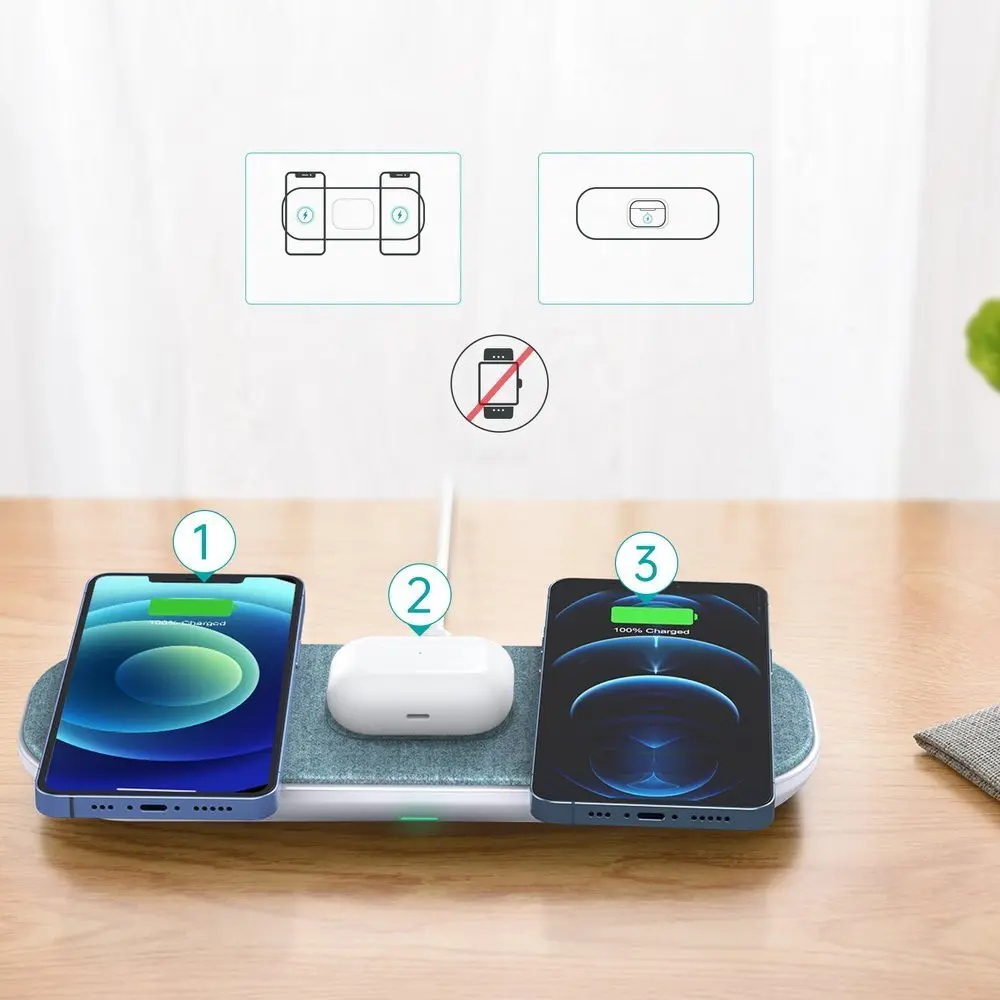 Зарядное устройство Choetech T316 Белый