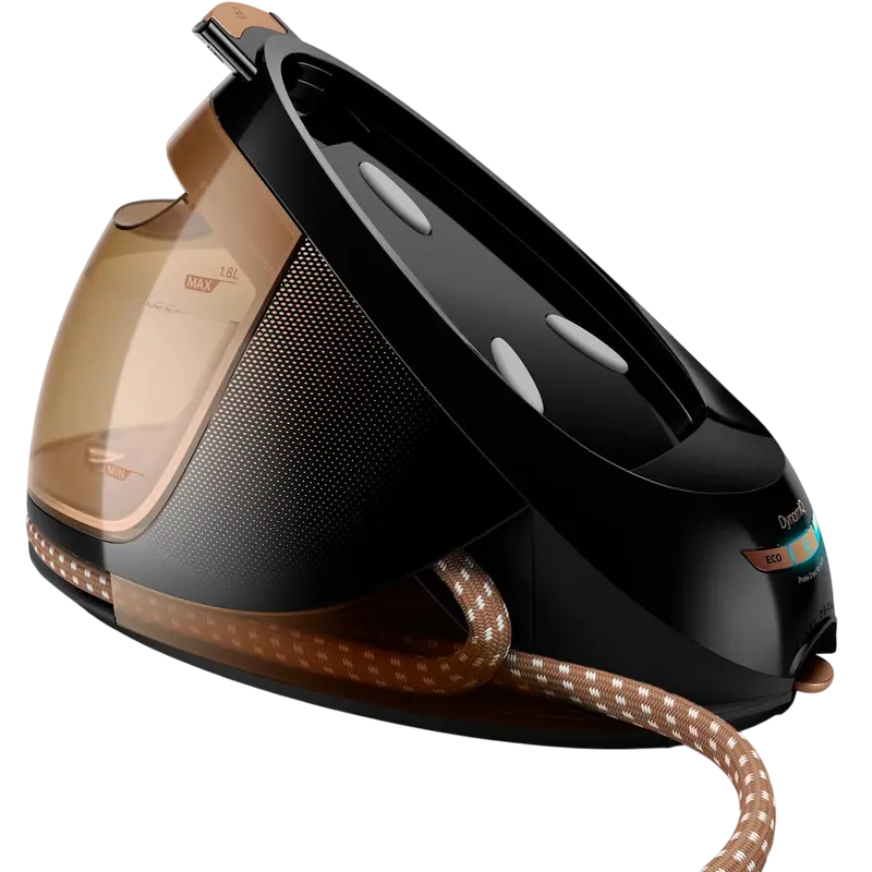 Fier de călcat cu generator de abur Philips GC9682/80, Negru | Auriu